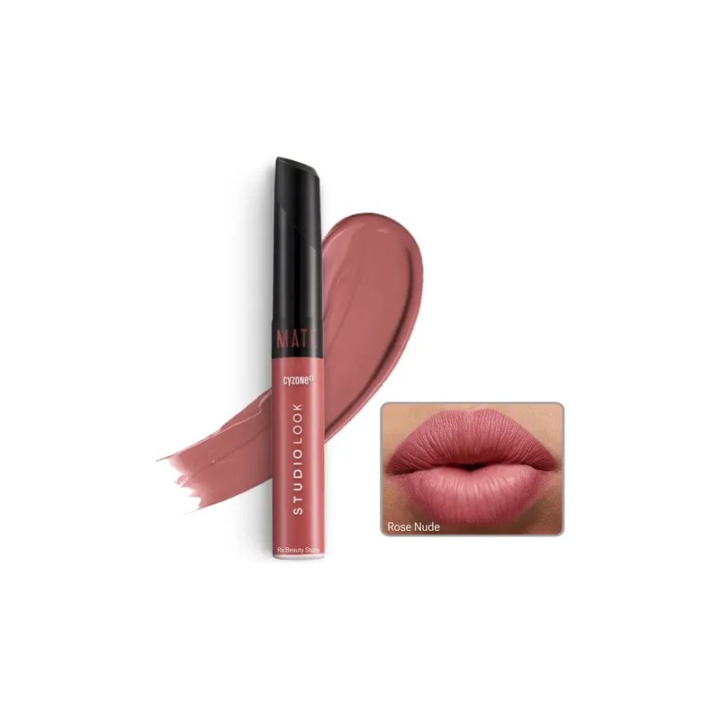 Cyzone Labial Mate Studio Look Color Rose Nude