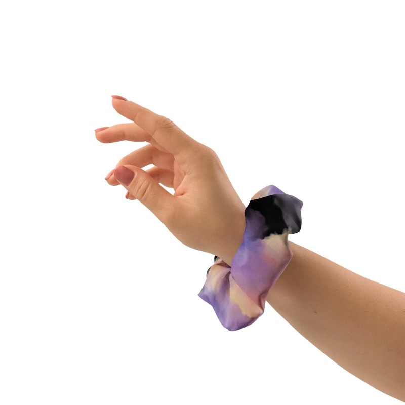 Joyslene’s Glam & Decor Purple Vibrant Recycled Scrunchie