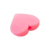 Poppy Heart-Shaped Straw Topper, Helps Prevent Wrinkles (Pink)