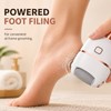 Electric Foot File for Callus Care – Rechargeable Dual-Roller Dead