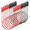 Gebildet 10pcs Alligator Clips Electrical, 0.5mm²/20AWG Wire, Insulated Test Leads