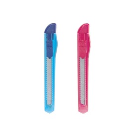 Herlitz 8740201 Bastelmesser Transluzent, farbig sortiert, keine Farbauswahl möglich!