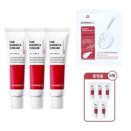 Centellian24 센텔리안24 더 마데카 크림 50ml 3개 + 더마 마스크 3 1매 + 1ml 5매 Centellian24 The Madeca Cream 50ml 3 packs + Derma Mask 3 pieces + 5 samples of 1ml