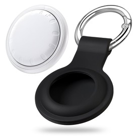 Spotelo Air Tag Bluetooth Tracker, Long-Lasting Battery Smart Tracker Works with Apple Find My (iOS Only), Item Finder for Luggage, Key, Backpack, Smart Tag with 1 Anti-Scratch Silicone Holder