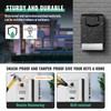 Key Lock Box for Outside with Light Up Dials -