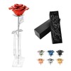 abooxiu Rose Flower Keepsake Urn for Ashes Memorial Small Stainless