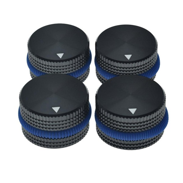 Dopro 4-Pack 25 * 15.5mm Set Screw Style Aluminium Potentiometer