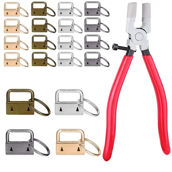 Pack of 20 Key Chain Buckles, Lanyard Crafts, Key Chain