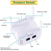 WiFi Extender WiFi Signal Amplifier,WiFi Extender, 4 Antennas, 2 LAN