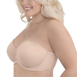 Vanity Fair Women's Beauty Back Smoothing Strapless Bra (34B - 44DD), Rose Beige, 38DD
