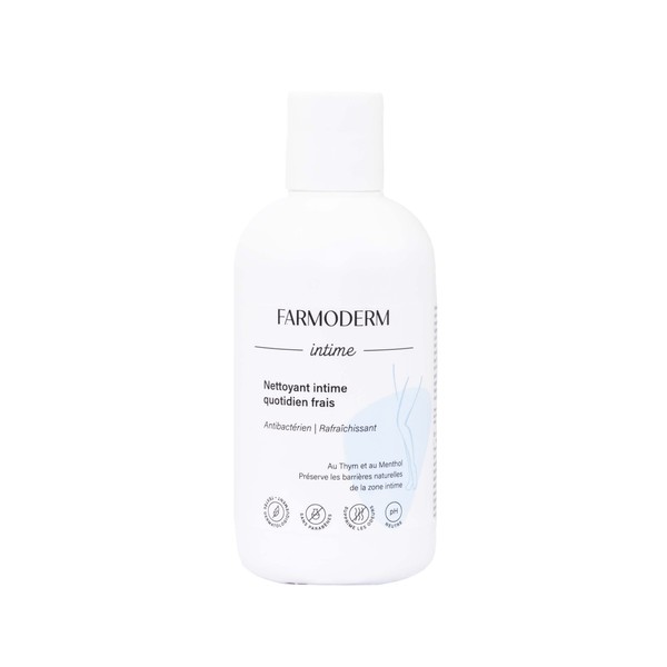 Farmoderm Antibacterial Intimate Wash Lotion for Freshness, pH Neutral Intimate Soap for Active Lifestyle, Natural, Antibacterial and Refreshing Intimate Cleansing for Women, 300 ml
