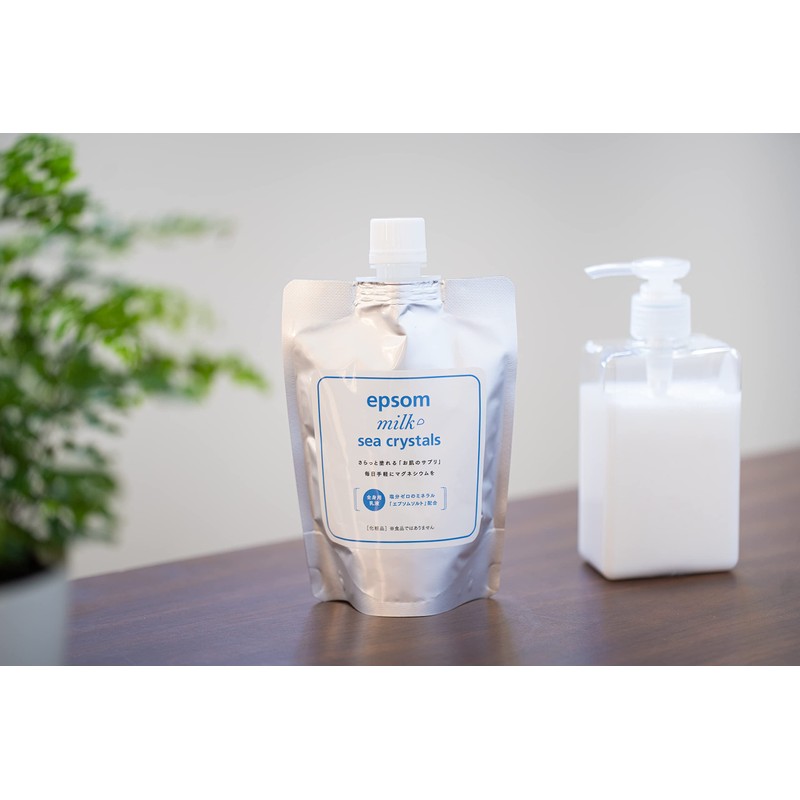Sea Crystals Epsom Milk, Smooth Whole Body Milk, Epsom Salt