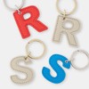 [Slip-on] Keychain (JK-1401 Alphabet Keychain, Medium, Yellow), One Size
