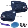 EAP Pair of Passenger & Driver Side Mirror Glasses Compatible