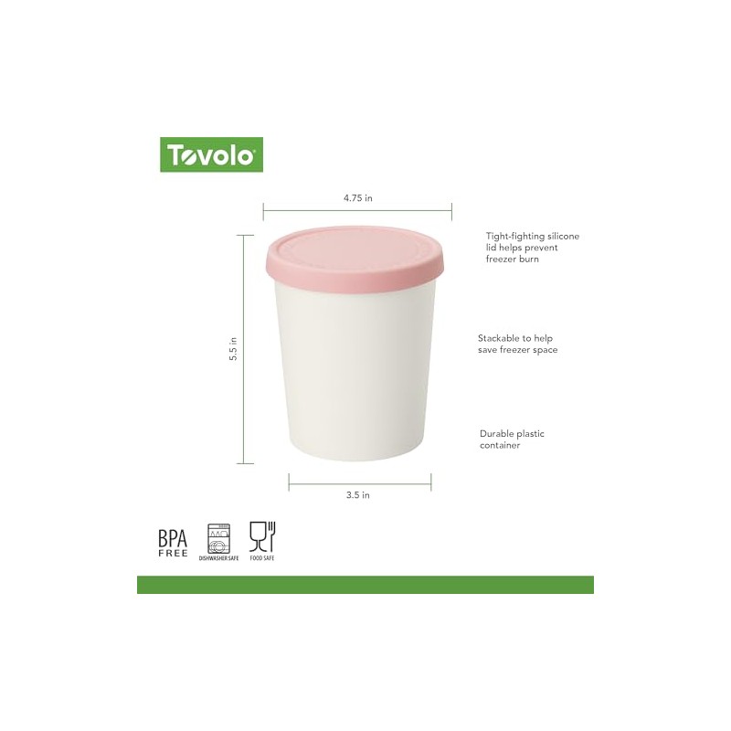 Tovolo Envase para dulces, rosa