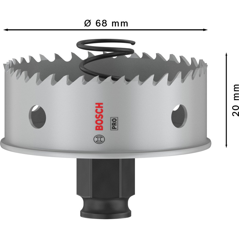 Bosch 1 x Pro Sheet Metal Power Change Plus Hole
