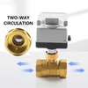 Ball Valve, Electric Ball Valve, 2 Wire, DN20 Automatic Manual
