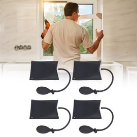 Nikou 4 PCS Air Shim Pump Bag Inflatable Door and Window Installation Cushion Multipurpose Quick Positioning, Wedge Pump Kits for Home Installation Repair