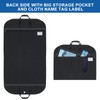 YYDSLEE Suit Bag 43"x24"x4" Garment Bags Breathable Suit Travel Bag