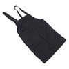 Kitchen Apron Black Apron Polyester Pockets Adjustable Strap Unisex Apron