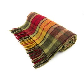 Tartan Knee Travel Rug Blanket Wool (Buchanan Autumn)