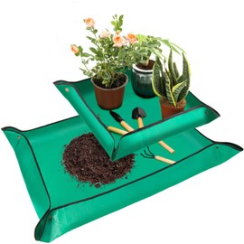 Baajric 2PCS Repotting Mat, Excellence Indoor Waterproof Plant Transplanting Mat, Professional Gardening Mat Supplies