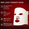 Unbranded Red Light Therapy Mask LED Contour Face Mask Light