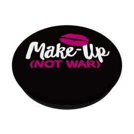 Funny Make-up not war love lipstick kissing print gift ide