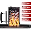 CADARA Charcoal Chimney Starter BBQ Grill Lighter Barbecue Fire Starter