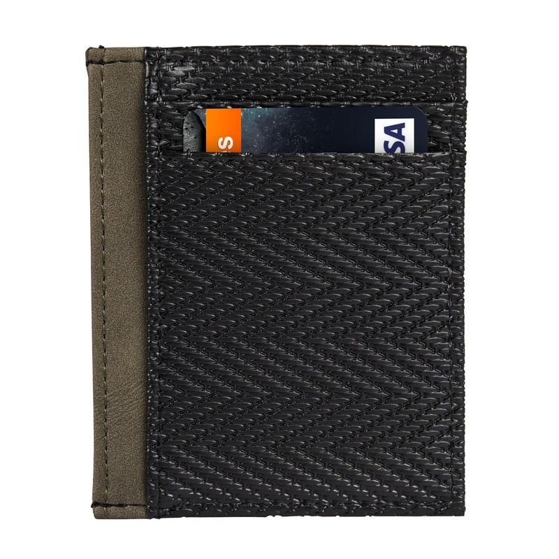HAMMER ANVIL RFID Blocking Minimalist Front Pocket Wallet Genuine Leather,