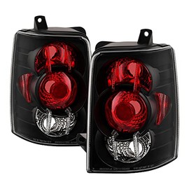 Xtune Euro Style Tail Light for Jeep Grand Cherokee 93-98 - Black Clear