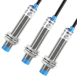 Diitao 3PCS Proximity Switch DC 6-36V Approach Sensor Inductive Proximity Switch LJ12A3-4-Z/BX,M12 Proximity Switch 4mm Detecting Distance,LJ12A3-4-Z/BX (NPN NO)
