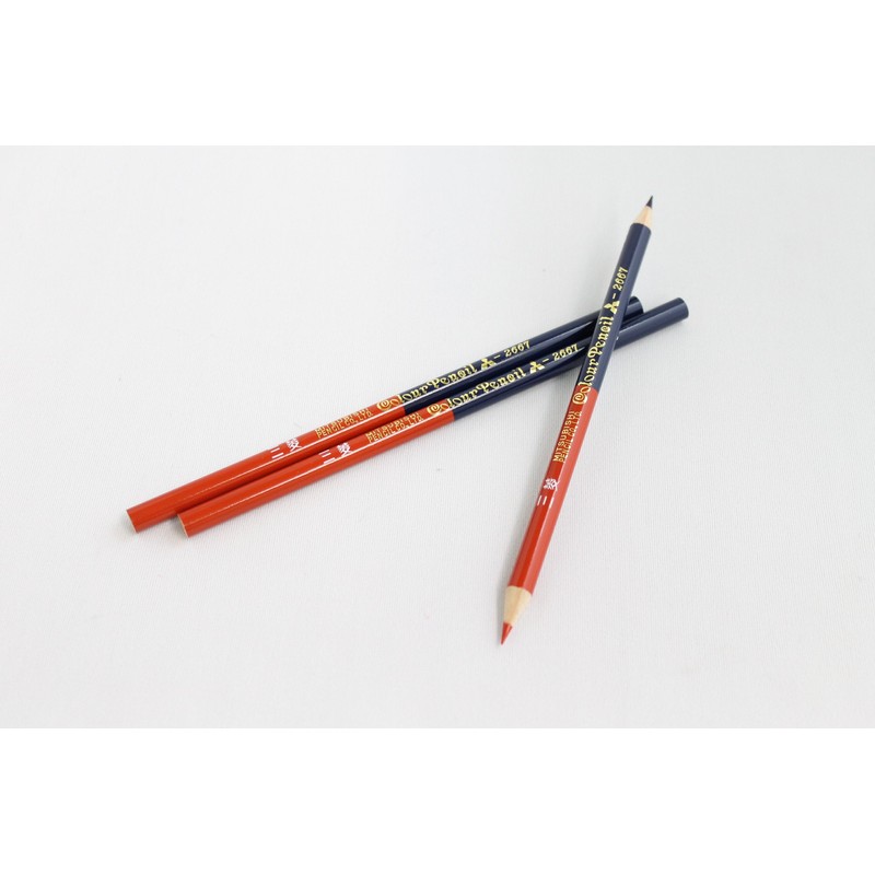 三菱鉛筆 鉛筆 朱藍 2色 K2667