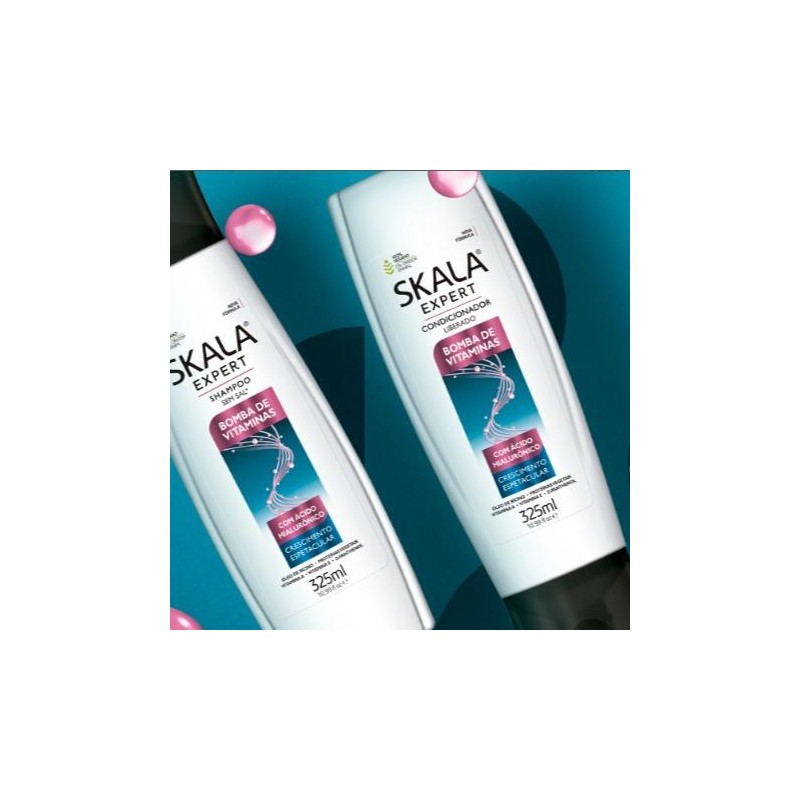 Skala Expert Bomba de Vitaminas Shampoo and Condicional Kit -