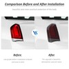 Hoolcar Tail Light Lamp Cover Guard Trim Bezel Frame Decor