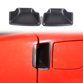 Moittellc Car Exterior Door Handle Bowl Sticker Covers Compatible with Chevy Corvette C6 2005-2013, Door HandleCup Anti-Scratch Decorate Protector Sticker Accessories (Matte Black)