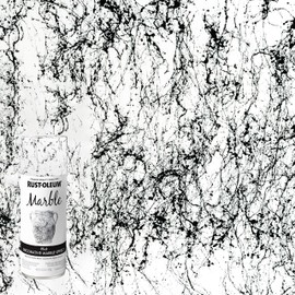 Rust-Oleum 372484 Specialty Marble Spray Paint, 10.25 oz, Black