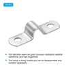 PATIKIL 1.5"/8mm Rigid Pipe Strap Clamps Set of 10 304