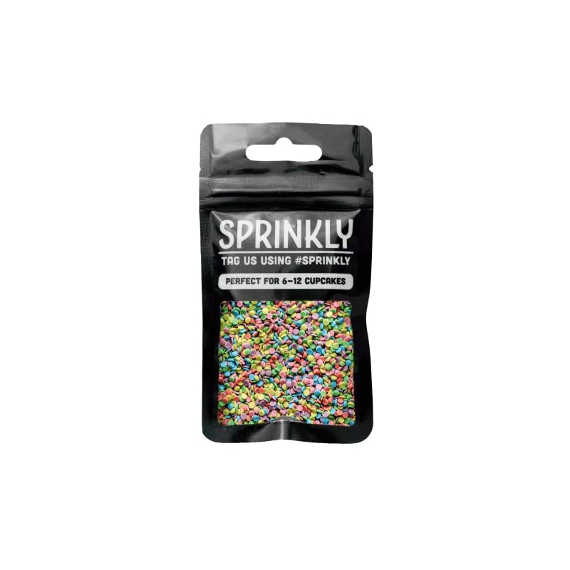 SPRINKLY - Matt Sugar Confetti - Rainbow - 25g