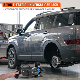 IMAYCC Electric Car Jack kit, 3 Ton Universal Tire Jack Repair Tools with Lug Wrench,Electric Lifting Jack for Car, SUV, ATV
