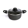Alluflon Tradition Italy Casserole, Aluminium, black, 20 cm