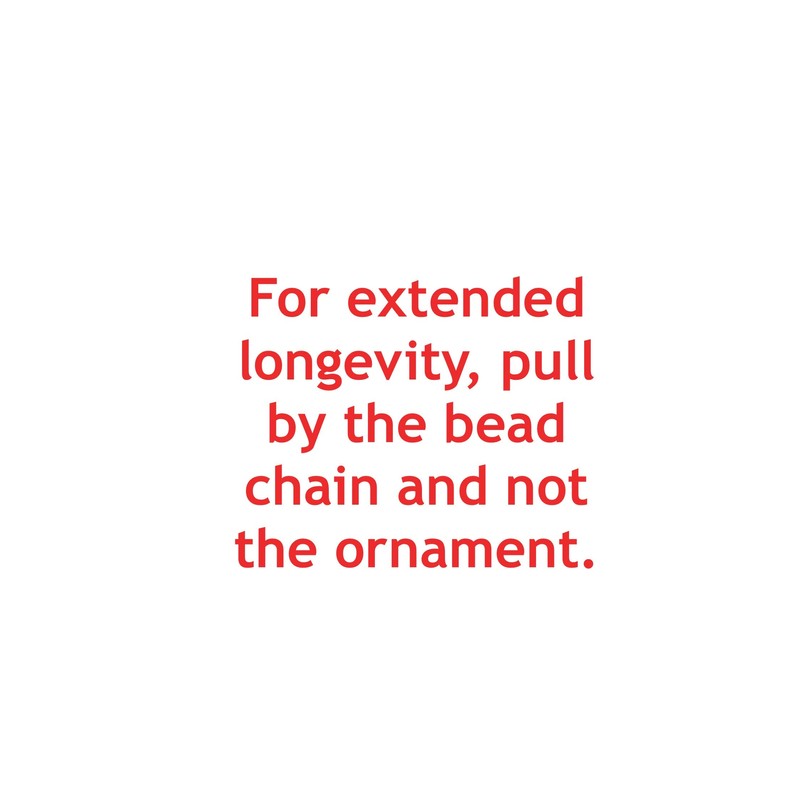 Paw Print Dog Bone Light Fan Pull Chain Ball Chain