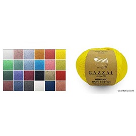Gazzal 50g Organic Baby Cotton Soft Baby Wool Knitting 100% Cotton Organic 115m/50g Wool Turkish Wool 432