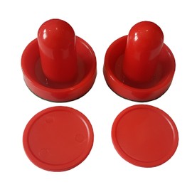 Charlsten Air Hockey Set - 2 x Pusher 95 mm + 2 x Puck 75 mm