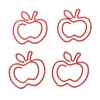 100 Pcs Paper Clip Cute Fruit Shaped Electroplated Metal Decorative