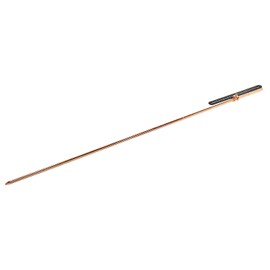 THE CIMPLE CO 4ft Copper Grounding Rod - 3/8" Diameter - Includes Ground Rod Clamp - Great for Electric Fences, Antennas, Satellite Dishes, and Other Grounding and Bonding Needs - Set of 4