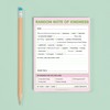 Knock Knock 1-Count Random Note of Kindness Nifty Note Pads,