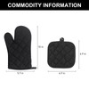 2-Pack Heat Resistant Oven Mitts & Hot Pads - 428°F/220°C