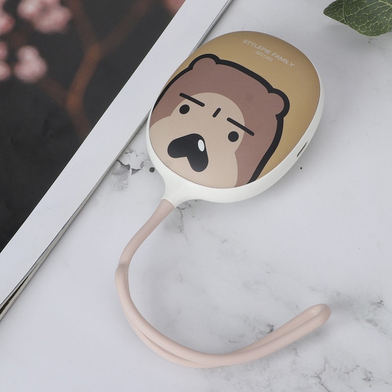 Portable Cute Animal Pattern USB Charging Hand Warmer LED Lamp