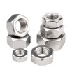 QIRUIRED 20Pcs M5 Hexagon Head Lock Nuts 304 Stainless Steel